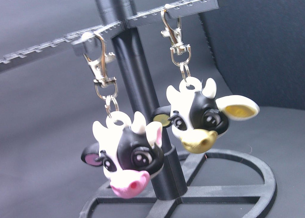 Cow Head Keychain