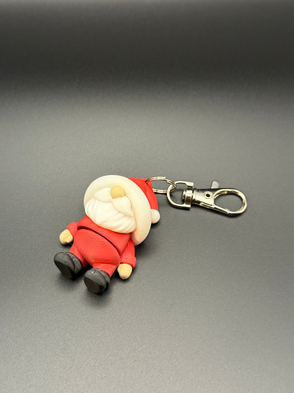 Santa Gnome Keychain