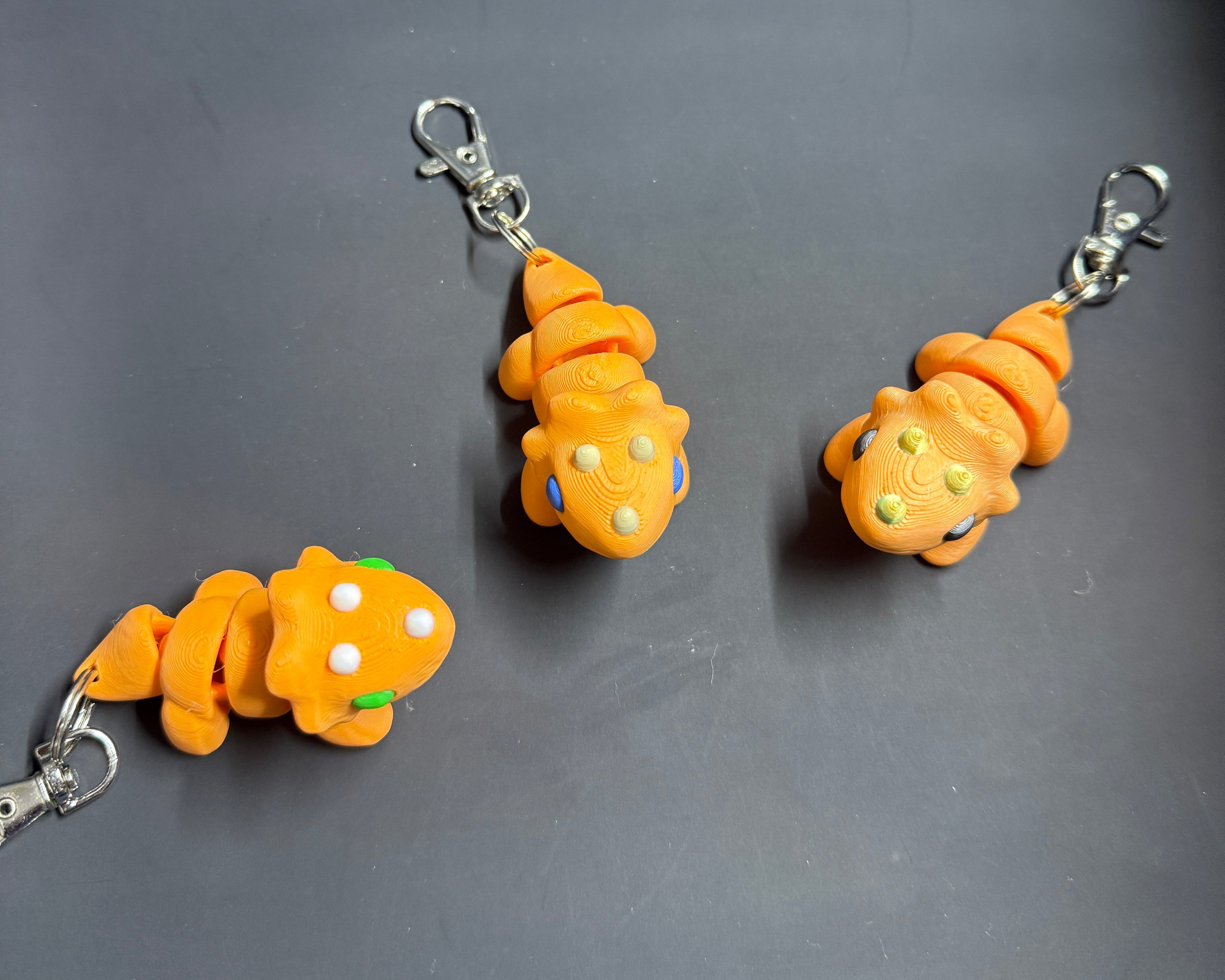 Triceratops Keychain