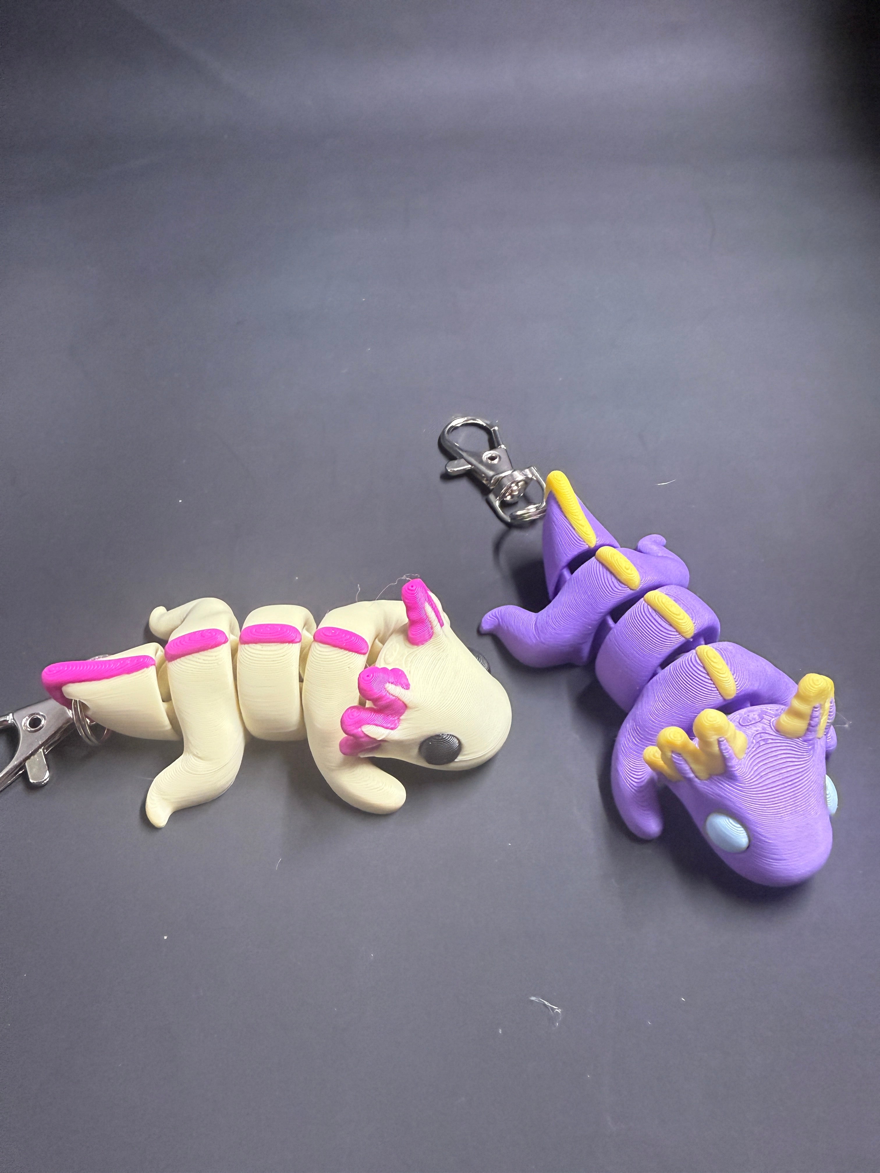 Axolotl Keychain
