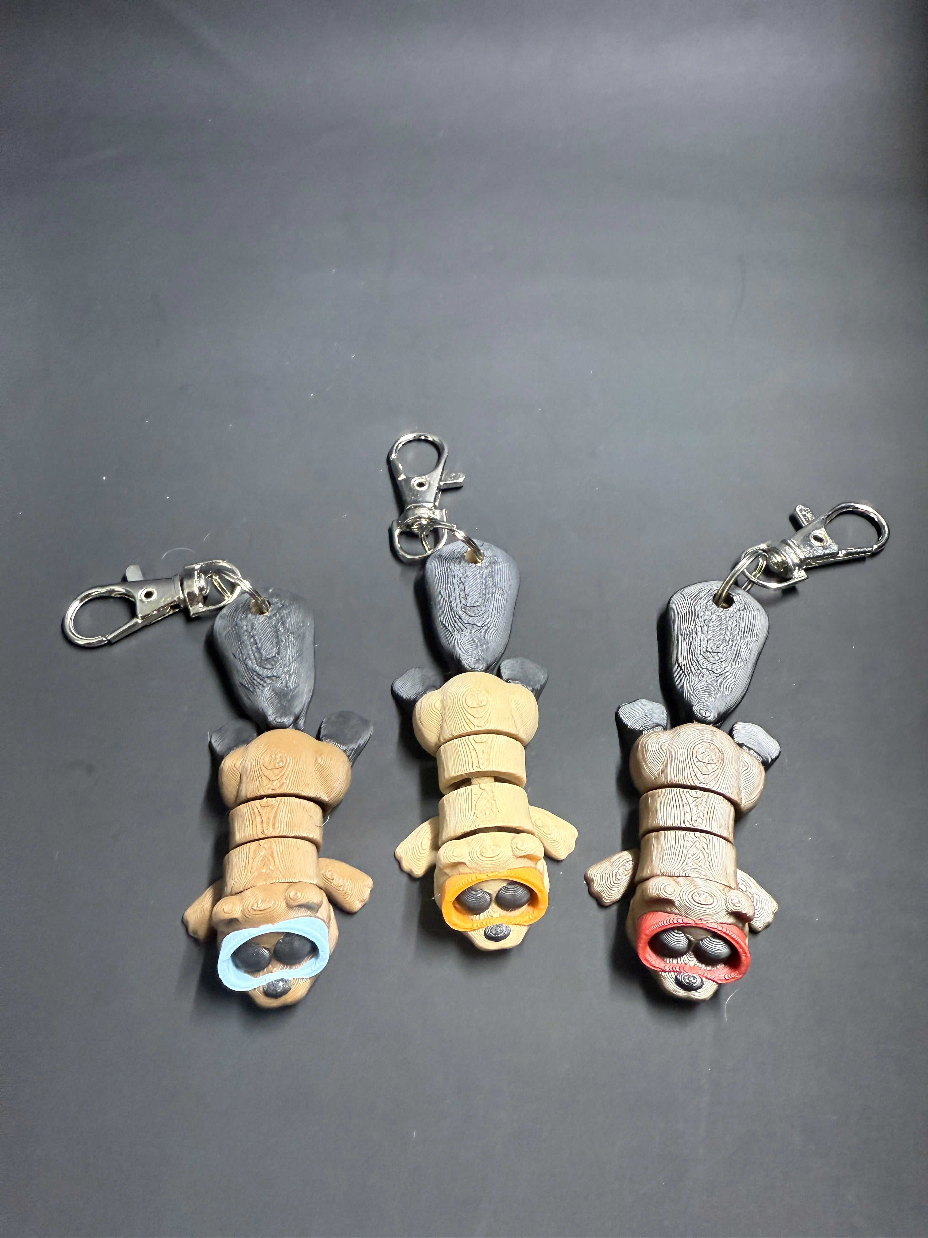 Snorkeling Beaver Keychain